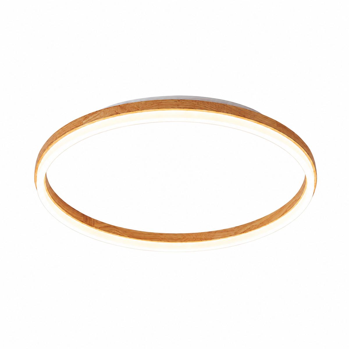Nordic Wood Ring LED Ceiling Light